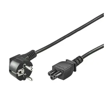 PremiumCord Kabel síťový 230V k notebooku 2m, trojlístek 