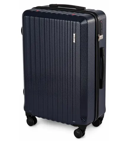 Compactor Hybrid Luggage L Vacuum System Cestovní kufr tmavě modrá / 46.5 x 26 x 68 cm