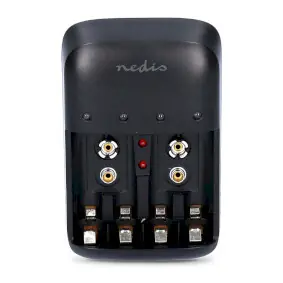 Nedis BACH07 NiMH nabíječka / 500 mA / 1.2 / 9 V DC / 0.5 A A / AA & AAA 