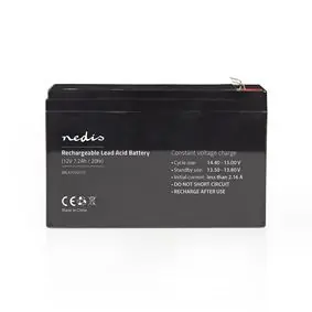 Nedis Dobíjecí olověný akumulátor / Olověné / Dobíjecí / 12 V / 7200 mAh