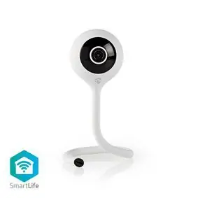 Nedis WIFICI11CWT / Vnitřní kamera / Wi-Fi / Full HD 1080p / SmartLife / microSD / Se snímačem pohybu